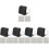 5Ensembles Tableaux Memo Plastique Ardoise Assortis Pratiques 7