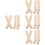 8Paires Manchons Mollet Compression Respirants En Nylon 7