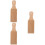 3Pièces Ensemble Gnocchi Bois Cuisine Beige 7