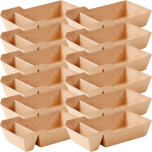 240Pièces Boîtes Snack Papier Kraft Pour Popcorn 2