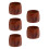 5Pièces Clip Bois Clarinette Ligature Main Rouge Durable 4