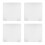 4Pièces Panneaux De Séparation PVC Blancs, Protection Spray 9