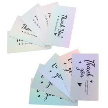 100Pièces Cartes Business Couleur Ouverture Boutique