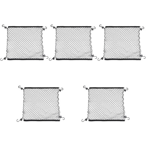 5Pièces Filet Élastique Noir Pour Wagon Et Trolley Outdoor 1