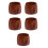 5Pièces Clip Bois Clarinette Ligature Main Rouge Durable 3
