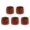 5Pièces Clip Bois Clarinette Ligature Main Rouge Durable 9