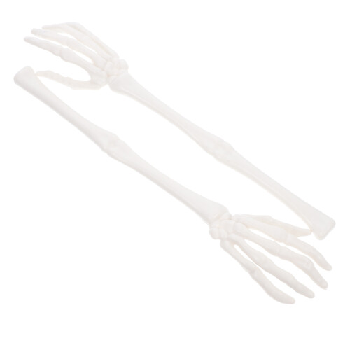 5Paires Mains Squelette Blanches Multi-Usages Décor Halloween Parties 1