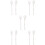 5Paires Mains Squelette Blanches Multi-Usages Décor Halloween Parties 9