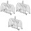 3Pièces Porte-Tranches De Pain Acier Compact Argent 5