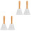 4Pièces Métal Blanche Usage Restaurant École Et Service 7