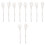 5Paires Mains Squelette Blanches Multi-Usages Décor Halloween Parties 5