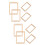 8Pièces Outil Manuel Mini Beige En Bois Durable Pour Décor 7