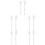 5Paires Mains Squelette Blanches Multi-Usages Décor Halloween Parties 7