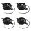 4Pièces Systèmes Refroidissement Atv Ventilateurs Plastique Métal 10