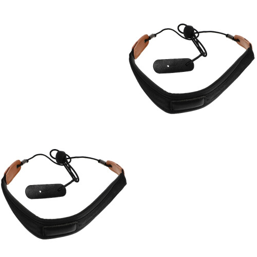 2Pièces Saxophone Noir, Fixation Pratique Et Confort Durable 1