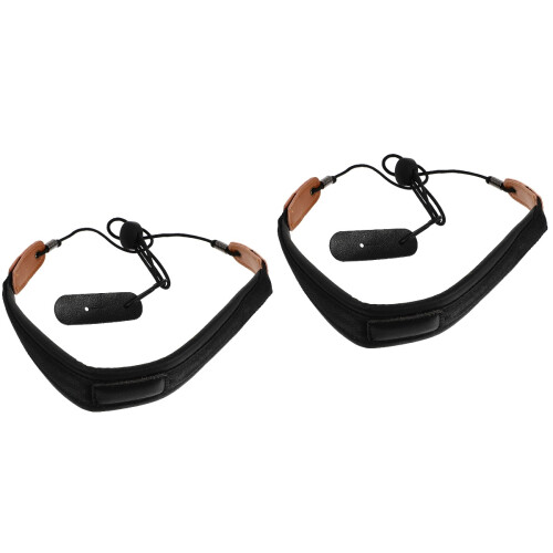 2Pièces Saxophone Noir, Fixation Pratique Et Confort Durable 2