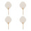 4Pièces Éventails Blancs Manuels En Papier Pour Activités DIY 4