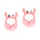 2Pièces Bandeau Cache-Oreilles Rose Hiver Et Confortable 3