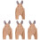 4Pièces Habits Photo - Bébé Khaki Costume 2
