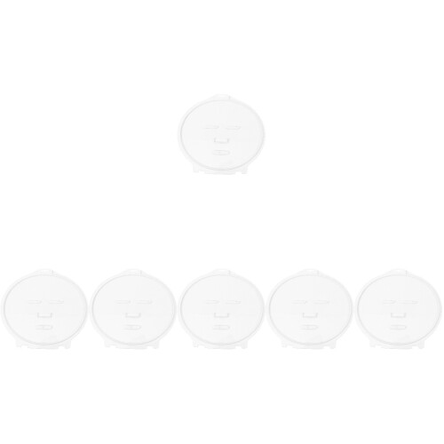 6Pièces Moules Masques Argile DIY ABS Pour Salon & 2