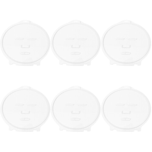 6Pièces Moules Masques Argile DIY ABS Pour Salon & 1
