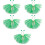 5Ensembles Tutu Vert Et Bandeau Trèfle Pour 8