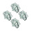 4Pièces Filets De Crevettes Pliables En Nylon Vert Durable 7