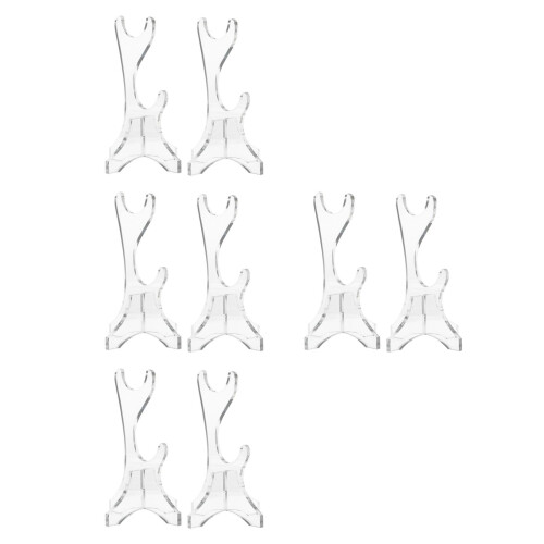 4Paires Flûtes Transparent Double 2