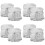 8Pièces Culottes Couches Réutilisables Coton Blanche Résistante 4