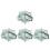 4Pièces Filets De Crevettes Pliables En Nylon Vert Durable 6