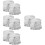 8Pièces Culottes Couches Réutilisables Coton Blanche Résistante 6