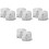 8Pièces Culottes Couches Réutilisables Coton Blanche Résistante 3