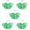 5Ensembles Tutu Vert Et Bandeau Trèfle Pour 9