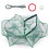 4Pièces Filets De Crevettes Pliables En Nylon Vert Durable 3