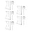 30Pièces Kit Transparent Ps Règle Triangle Mesure Précise 5