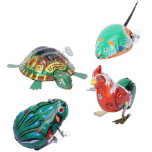 20Pièces Jouets Fer Marron Animaux À Remonter Pour Jeux Enfants