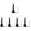 5Pièces Support Saxophone Et Flûte Noir Durable Pour Rangement Mural 5
