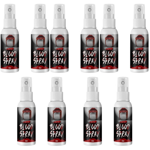 10Pièces Spray Sang Factice Lavable Pour Décor Et Halloween 2