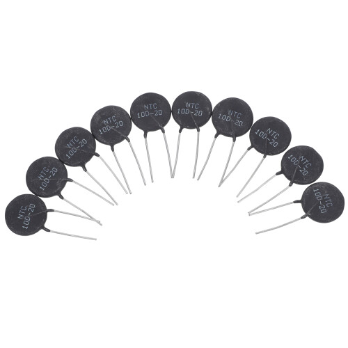 30Pcs Black Ntc Thermistor Temperature for Current Limiters