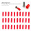 200Pcs Red 5mm PVC Screw End Cap Protective Cover Flame Retardant 5
