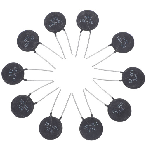 30Pcs Black Ntc Thermistor Temperature for Current Limiters 1