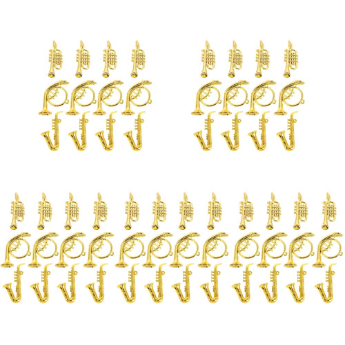 90Pièces Mini Instruments En Kit Décoration Musicale 2