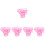 5Pièces Couches Rose Anti- Pour Usage Intérieur 6