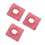 3Pièces Couverture De Lit De Massage Rose Pour Beauté 9