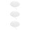 3Pièces Joint Silicone Transparent Pour Porte De Douche Sans 9