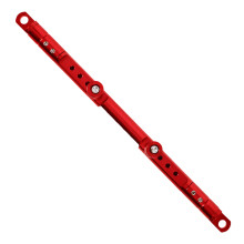 4Pièces Barre De Support Guidon Aluminium Rouge Compatible