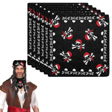 12Pièces Accessoires Pirate En Coton Multicolores Pour Fête Et Cosplay