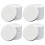 100Pièces Disques Ponçage Ongles Blancs Auto-Adhésifs Pour 3