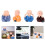20Pièces Statuettes Moines Résine Décor Auto Coloré 10
