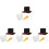 4Ensembles Kit Décoration DIY Pour 3